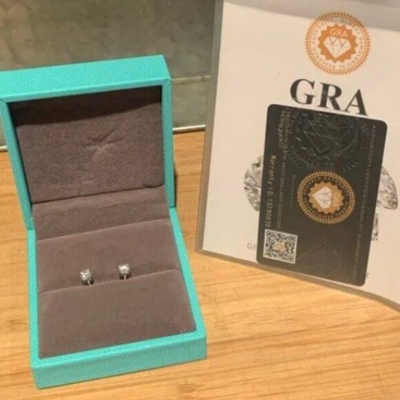 Moissanite 1 CT Round Perfect Stud Earrings Claw Prong 925 Sterling Silver NWT - Picture 7 of 10